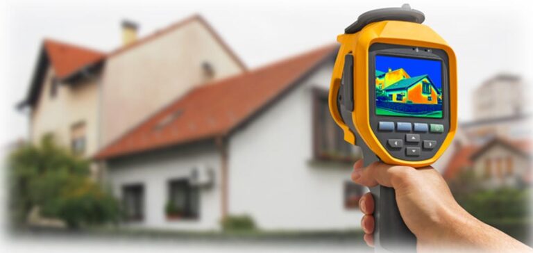 home energy audit using infrared camera